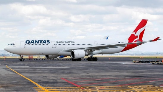Qantas is operating direct flights between Sydney and Bengaluru via its codeshare agreement with IndiGo.(Photo by DAVID ROWLAND / AFP)