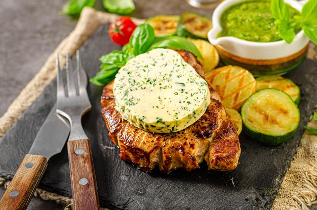 Garlic and herb butter (Shutterstock) Garlic and herb butter (Shutterstock)