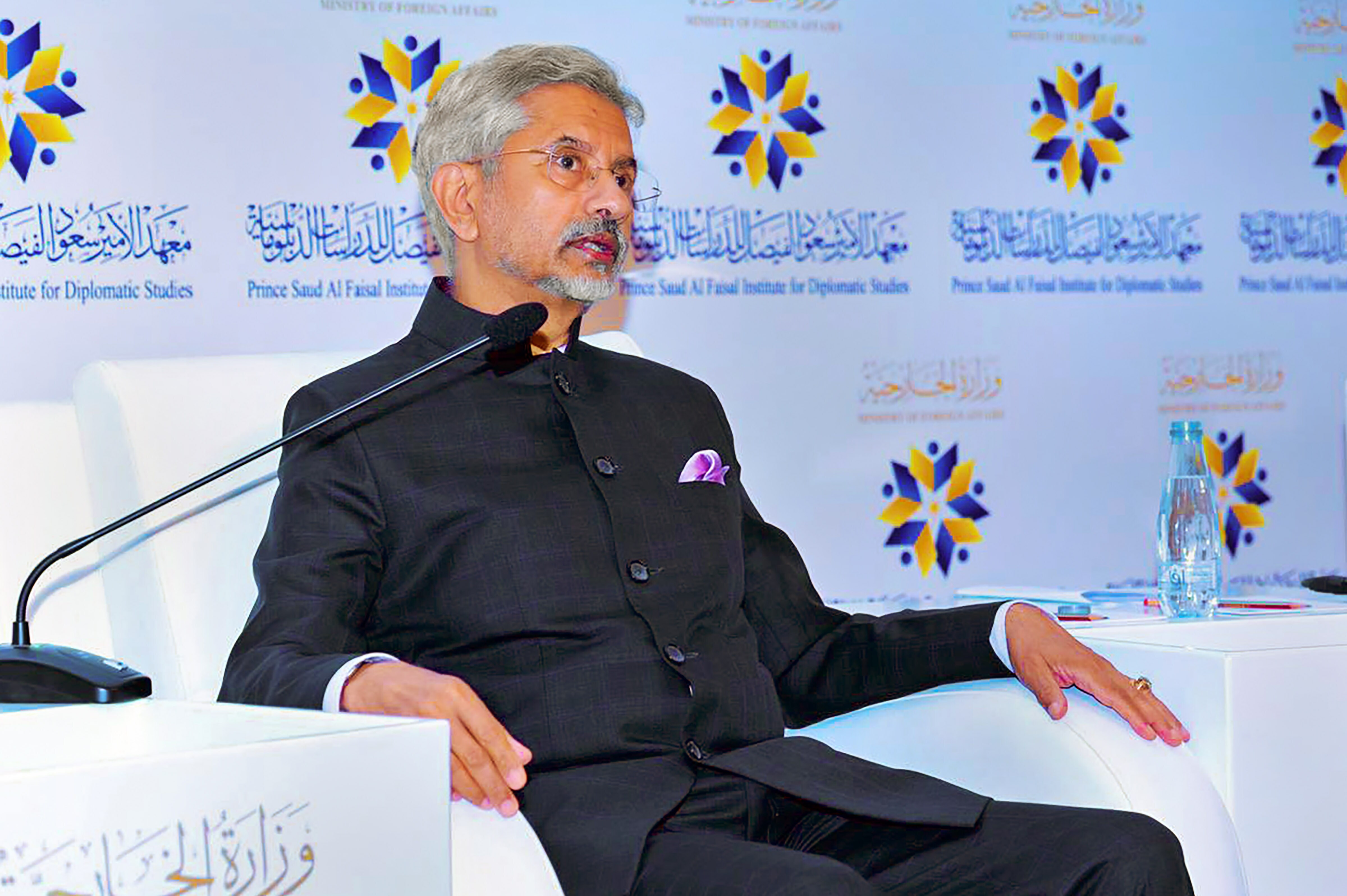 File photo of external affairs minister S Jaishankar addressing an event. (PTI) File photo of external affairs minister S Jaishankar addressing an event. (PTI)