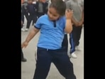 The girl is seen dancing to Saami Saami from Pushpa: The Rise. (Instagram/@dilipkpandey) The girl is seen dancing to Saami Saami from Pushpa: The Rise. (Instagram/@dilipkpandey)