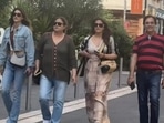 Kriti Sanon with parents Rahul Sanon and Geeta Sanon, and sister Nupur Sanon. Kriti Sanon with parents Rahul Sanon and Geeta Sanon, and sister Nupur Sanon.