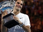 Roger Federer holds his trophy after defeating Marin Cilic during the men's singles final at the Australian Open (AP) Roger Federer holds his trophy after defeating Marin Cilic during the men's singles final at the Australian Open (AP)