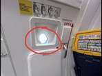 This is the seat that the Twitter user got despite paying for a window seat. This is the seat that the Twitter user got despite paying for a window seat.