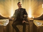Ajay Devgn on a poster of Thank God.