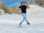 Neeraj Chopra during his vacation in Switzerland(twitter/ @MySwitzerlandIN) Neeraj Chopra during his vacation in Switzerland(twitter/ @MySwitzerlandIN)