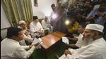 Officials during a survey of the Nadwa seminary in Lucknow on Thursday. (PTI PHOTO) Officials during a survey of the Nadwa seminary in Lucknow on Thursday. (PTI PHOTO)