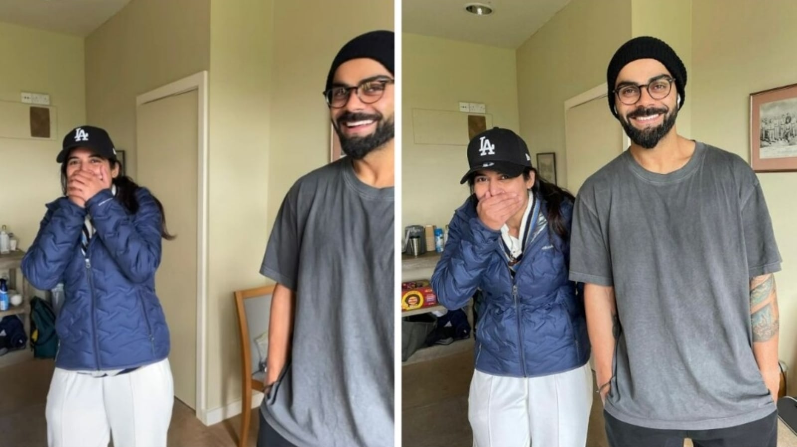 Anushka Sharma’s co-star Anshul Chauhan can’t keep calm on meeting Virat Kohli. Watch