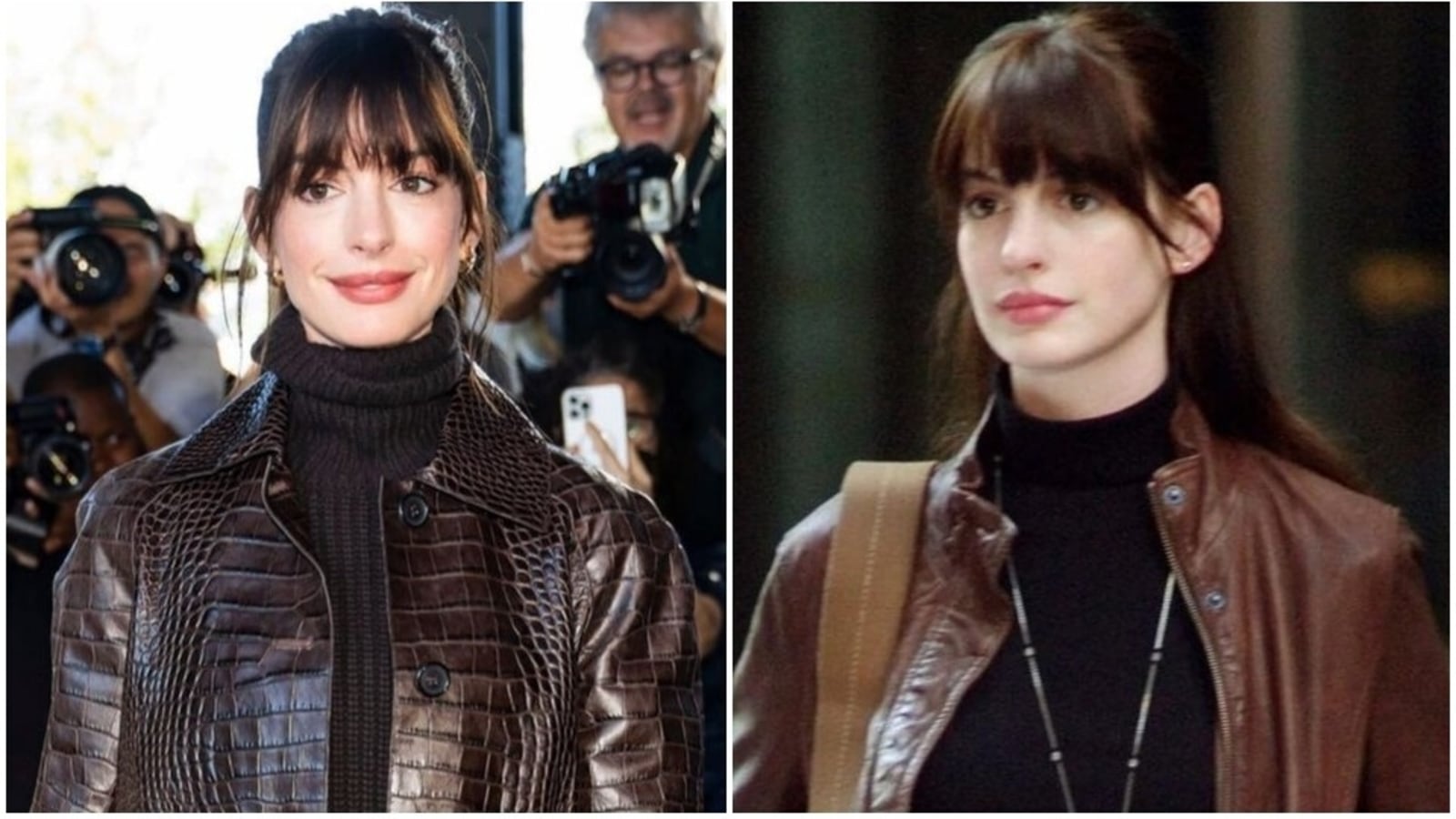 Anne Hathaway recreates Devil Wears Prada outfit at NYFW 2022