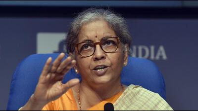 Finance minister Nirmala Sitharaman will be attending 21 programmes during his visit to the Baramati Lok Sabha (LS) constituency from September 22 to September 24 as part of BJP campaign. (HT FILE)