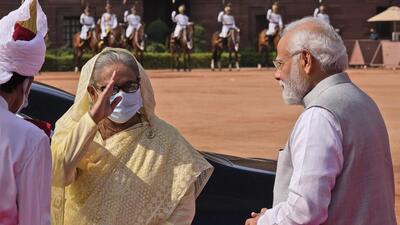 Bangladeshi Prime Minister Sheikh Hasina was on a four-day visit to India earlier this month on a tour to boost bilateral ties. (AP File Photo) Bangladeshi Prime Minister Sheikh Hasina was on a four-day visit to India earlier this month on a tour to boost bilateral ties. (AP File Photo)