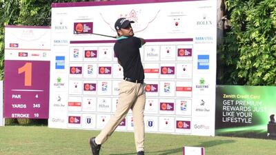 Chandigarh golfer Amrit Lal’s super seven-under 63 gave him the second round lead at 12-under 128 at the Rajasthan Tourism’s Jaipur Open, which is played at the Rambagh Golf Club in Jaipur (HT PHOTO) Chandigarh golfer Amrit Lal’s super seven-under 63 gave him the second round lead at 12-under 128 at the Rajasthan Tourism’s Jaipur Open, which is played at the Rambagh Golf Club in Jaipur (HT PHOTO)