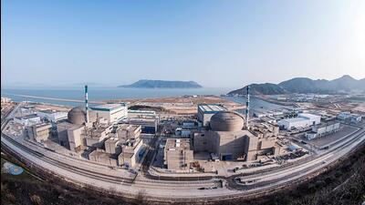 The Taishan Nuclear Power Plant, Unit 1 & 2, in Guangdong, China. (Source: EDF Energy via Wikimedia Commons)