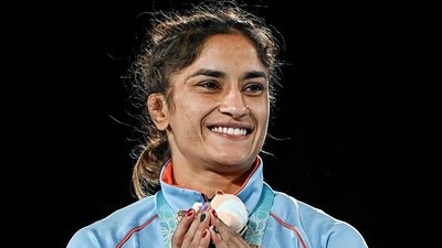 File photo of Indian wrestler Vinesh Phogat (Vinesh Phogat Twitter) File photo of Indian wrestler Vinesh Phogat (Vinesh Phogat Twitter)