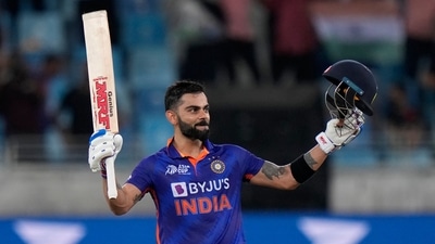 Kohli scored his first ever T20I century in the Asia Cup (AP) Kohli scored his first ever T20I century in the Asia Cup (AP)