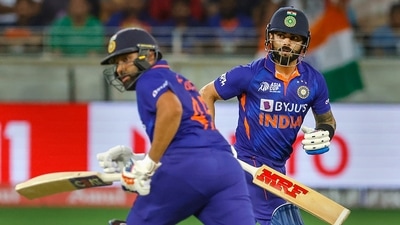 India's Rohit Sharma and Virat Kohli run between the wickets during the Asia Cup 2022 (PTI) India's Rohit Sharma and Virat Kohli run between the wickets during the Asia Cup 2022 (PTI)