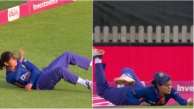 Radha Yadav's brilliant effort against England (Twitter)