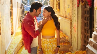 Brahmastra box office day 6 collection: Alia Bhatt and Ranbir Kapoor in Brahmastra.