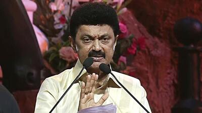 Tamil Nadu chief minister and DMK chief MK Stalin asked the Centre to notify all scheduled languages as official languages of the Union (ANI File) Tamil Nadu chief minister and DMK chief MK Stalin asked the Centre to notify all scheduled languages as official languages of the Union (ANI File)
