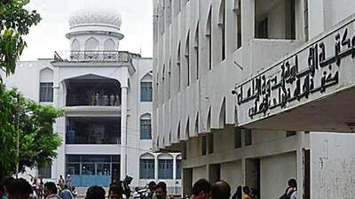 The Allamah Shibli Nomani Library inside the Nadwa campus. (HT PHOTO)