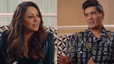 Gauri Khan and Manish Malhotra from Dream Homes with Gauri Khan. Gauri Khan and Manish Malhotra from Dream Homes with Gauri Khan.