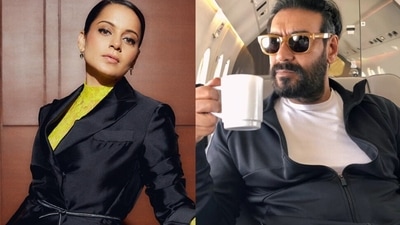 Kangana Ranaut praised Ajay Devgn for opening a four-screen multiplex in Ahmedabad. Kangana Ranaut praised Ajay Devgn for opening a four-screen multiplex in Ahmedabad.