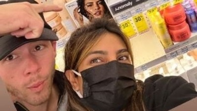 Priyanka Chopra posted a photo with Nick Jonas.
