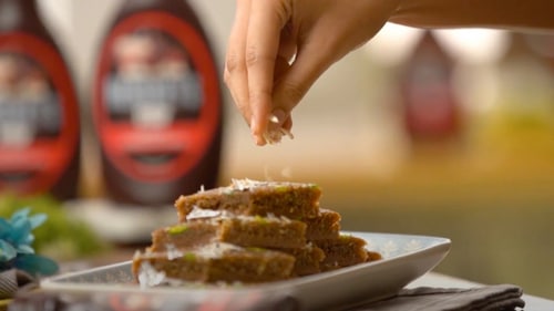Choco sev barfi Choco sev barfi