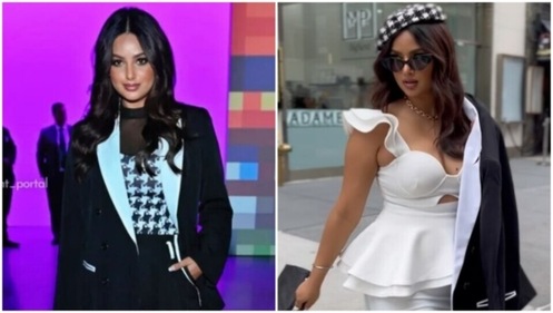 Harnaaz Sandhu takes over NYC. (Instagram) Harnaaz Sandhu takes over NYC. (Instagram)