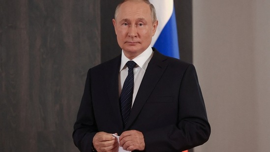 Russia-Ukraine War: Russian President Vladimir Putin during the Shanghai Cooperation Organization (SCO) summit.(Reuters)