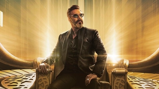 Ajay Devgn on a poster of Thank God.