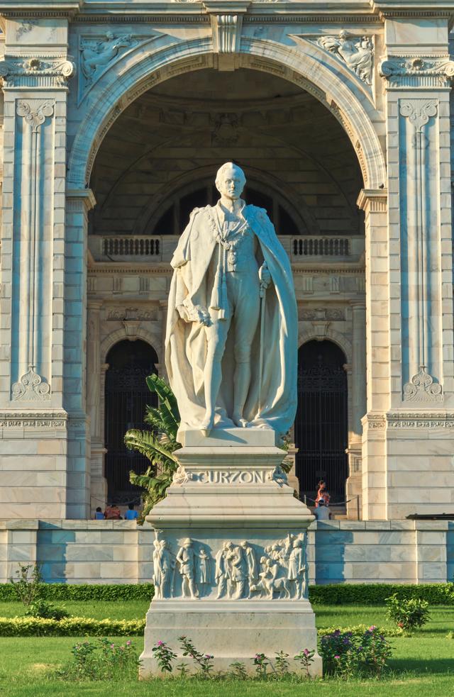 The author found herself being pulled towards the story of controversial Viceroy George Nathaniel Curzon. This statue of Lord Curzon, the Viceroy of India from 1898-1905, stands in the garden of the Victoria Memorial in Kolkata. (Shutterstock) The author found herself being pulled towards the story of controversial Viceroy George Nathaniel Curzon. This statue of Lord Curzon, the Viceroy of India from 1898-1905, stands in the garden of the Victoria Memorial in Kolkata. (Shutterstock)