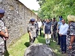 File image of Assam Governor Jagdish Mukhi visiting the Border Trade Centre at Darranga along the India-Bhutan border area, in Tamulpur district on Wednesday. (ANI Photo) File image of Assam Governor Jagdish Mukhi visiting the Border Trade Centre at Darranga along the India-Bhutan border area, in Tamulpur district on Wednesday. (ANI Photo)