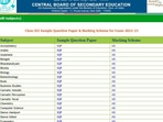 The CBSE sample question papers 2022-23 can be downloaded through the official site of CBSE Academic on cbseacademic.nic.in