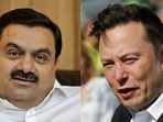 Gautam Adani and Elon Musk. Gautam Adani and Elon Musk.
