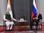 PM Narendra Modi and Russia's President Vladimir Putin hold talks on the sidelines of SCO summit. (Twitter@PMOIndia) PM Narendra Modi and Russia's President Vladimir Putin hold talks on the sidelines of SCO summit. (Twitter@PMOIndia)