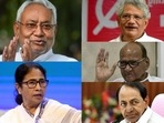With several top-ranking leaders positioning themselves to play the role of a sutradhaar, their chances will depend on their wider acceptability and how the number game evolves in the 2024 elections. (PTI, HT, ANI, Agencies ) With several top-ranking leaders positioning themselves to play the role of a sutradhaar, their chances will depend on their wider acceptability and how the number game evolves in the 2024 elections. (PTI, HT, ANI, Agencies )