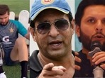 Shaheen Afridi; Wasim Akram; Shahid Afridi Shaheen Afridi; Wasim Akram; Shahid Afridi