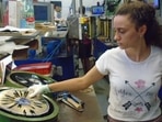 The production facility in Lodenice has survived the near-death of the vinyl record in the 1990s(Tim Gosling/DW )