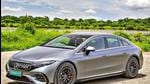 This electric luxury saloon EV offers a range of 580 kilometres on a single charge This electric luxury saloon EV offers a range of 580 kilometres on a single charge