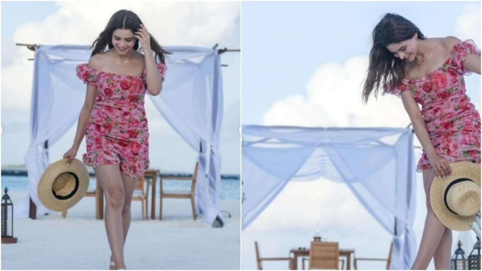 Aamna Sharif’s midweek fashion inspo is about love and roses in Maldives