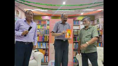 Book release function underway in Lucknow. (HT)