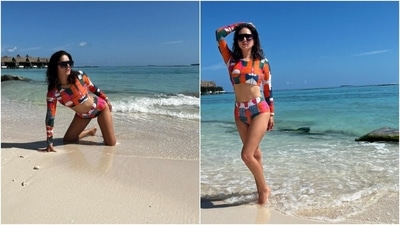 Sunny Leone's bikini 'saved her 'arms and shoulders from burning'. Guess how? (Instagram/@sunnyleone) Sunny Leone's bikini 'saved her 'arms and shoulders from burning'. Guess how? (Instagram/@sunnyleone)