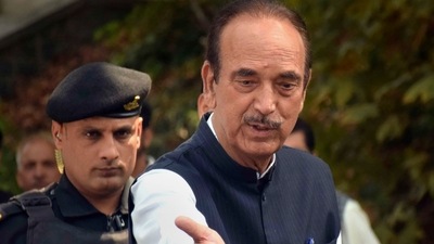 Ghulam Nabi Azad said he has been attacked 50 times in Punjab and J&amp;K but god saved his life.&nbsp; (PTI)