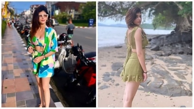 Sanjana Sanghi on her vacation in Thailand. Sanjana Sanghi on her vacation in Thailand. 