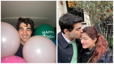 Twinkle Khanna and Akshay Kumar's son Aarav Bhatia turns 20 on Friday. Twinkle Khanna and Akshay Kumar's son Aarav Bhatia turns 20 on Friday.