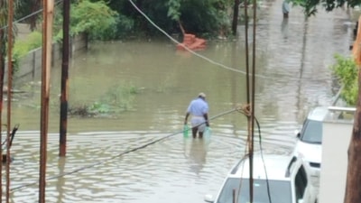 In the 24-hours between Thursday 8.30 am to Friday 8.30 am, Lucknow recorded 160.3 mm rainfall. 