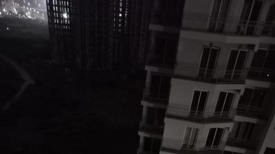 Power cut at Hilston Urbtech Society in Sector 79, Noida. (Twitter) Power cut at Hilston Urbtech Society in Sector 79, Noida. (Twitter)