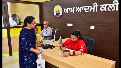 Of the nine Aam Aadmi Clinics in Ludhiana, six are at densely-populated areas in the city. (HT File)