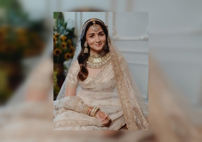 A dream come true, Alia Bhatt's wedding is. In a white Sabyasachi lehenga, the actress exuded pure diva glamour. (Instagram/@aliaabhatt) A dream come true, Alia Bhatt's wedding is. In a white Sabyasachi lehenga, the actress exuded pure diva glamour. (Instagram/@aliaabhatt)