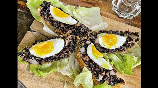 Scotch egg by chef Bawmra. Restaurateurs from all over India are trying to open in Goa because business is so good in the state